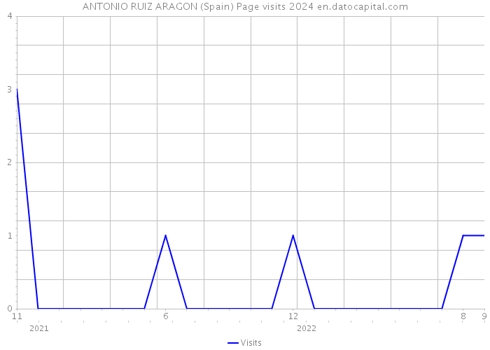 ANTONIO RUIZ ARAGON (Spain) Page visits 2024 