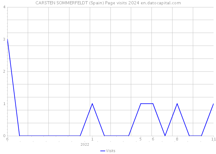 CARSTEN SOMMERFELDT (Spain) Page visits 2024 