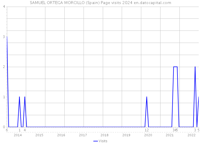 SAMUEL ORTEGA MORCILLO (Spain) Page visits 2024 