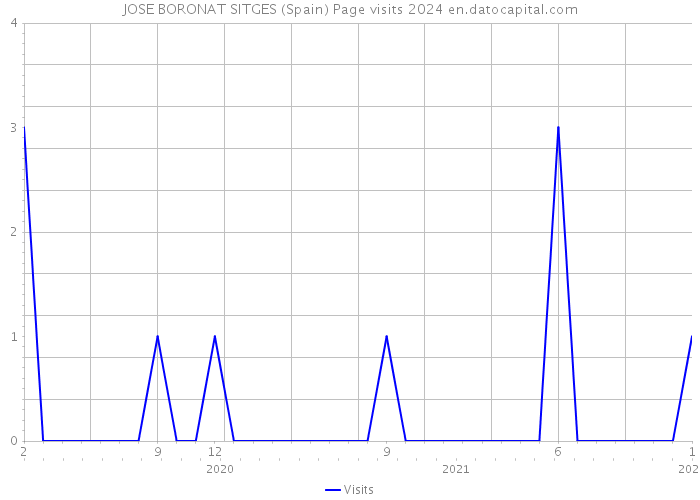 JOSE BORONAT SITGES (Spain) Page visits 2024 