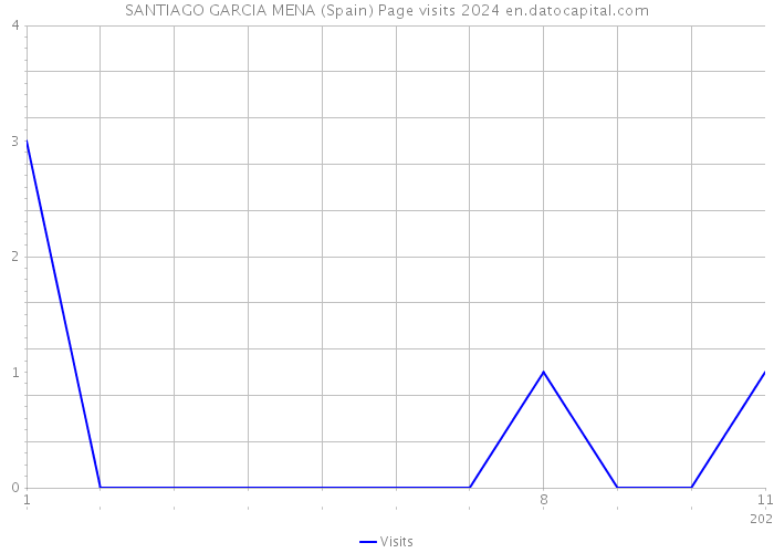 SANTIAGO GARCIA MENA (Spain) Page visits 2024 