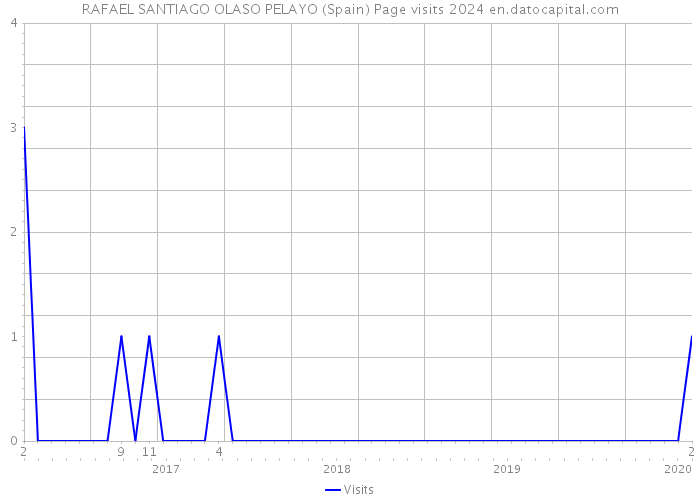 RAFAEL SANTIAGO OLASO PELAYO (Spain) Page visits 2024 