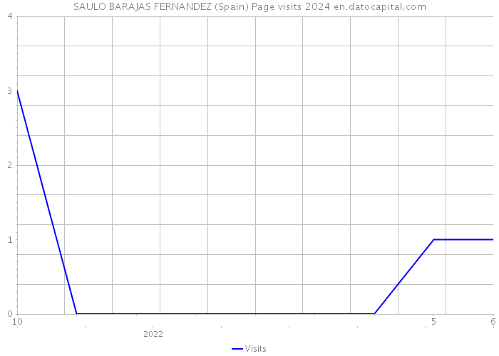 SAULO BARAJAS FERNANDEZ (Spain) Page visits 2024 
