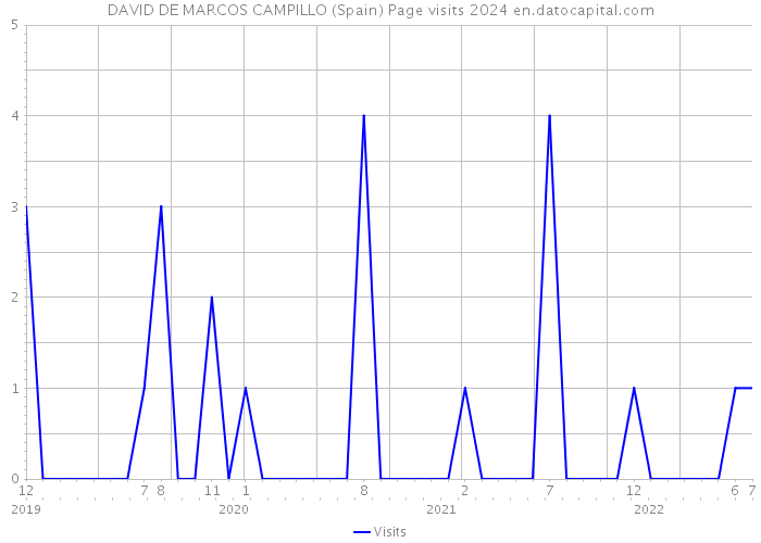 DAVID DE MARCOS CAMPILLO (Spain) Page visits 2024 