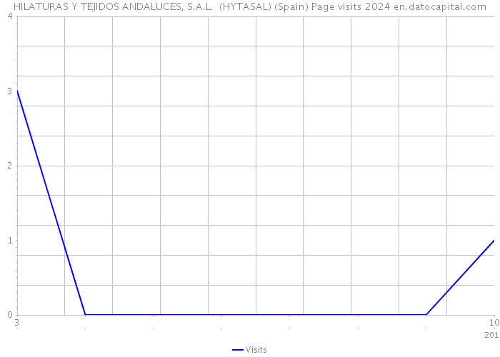 HILATURAS Y TEJIDOS ANDALUCES, S.A.L. (HYTASAL) (Spain) Page visits 2024 