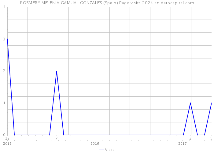 ROSMERY MELENIA GAMUAL GONZALES (Spain) Page visits 2024 