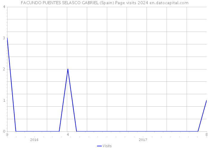 FACUNDO PUENTES SELASCO GABRIEL (Spain) Page visits 2024 
