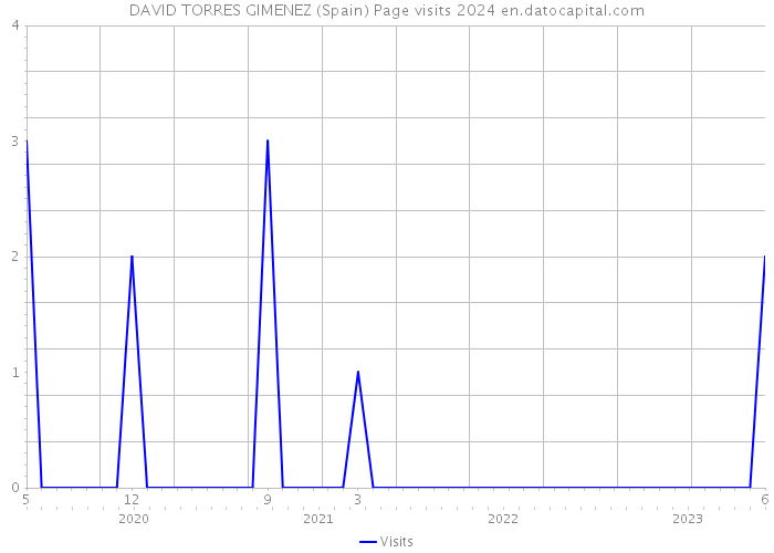DAVID TORRES GIMENEZ (Spain) Page visits 2024 