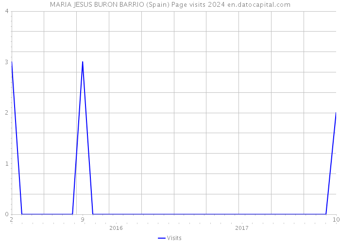 MARIA JESUS BURON BARRIO (Spain) Page visits 2024 