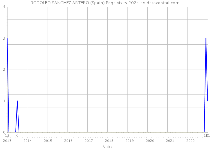 RODOLFO SANCHEZ ARTERO (Spain) Page visits 2024 