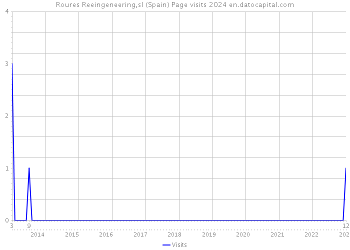 Roures Reeingeneering,sl (Spain) Page visits 2024 