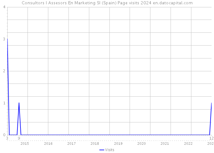 Consultors I Assesors En Marketing Sl (Spain) Page visits 2024 