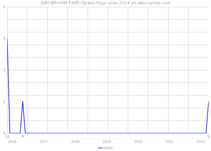 JURI IBRAHIM FARR (Spain) Page visits 2024 