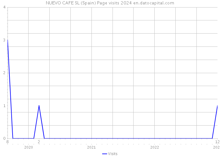 NUEVO CAFE SL (Spain) Page visits 2024 