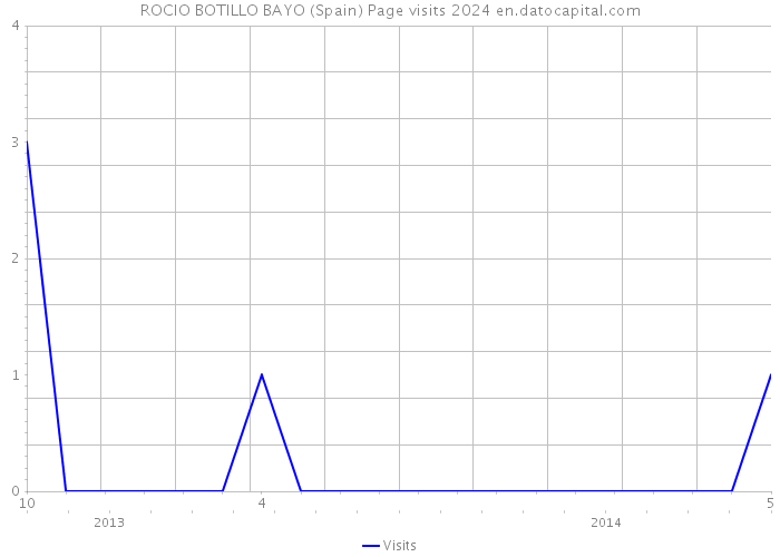ROCIO BOTILLO BAYO (Spain) Page visits 2024 