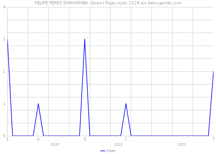 FELIPE PEREZ SOMARRIBA (Spain) Page visits 2024 