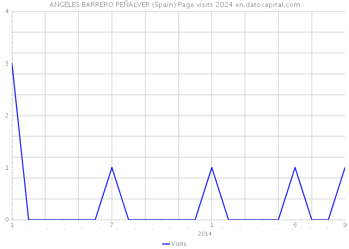 ANGELES BARRERO PEÑALVER (Spain) Page visits 2024 