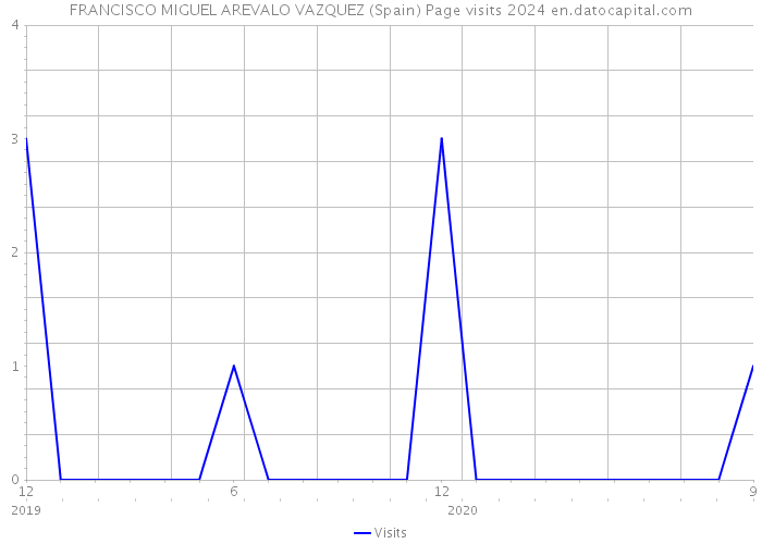 FRANCISCO MIGUEL AREVALO VAZQUEZ (Spain) Page visits 2024 