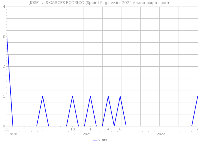 JOSE LUIS GARCES RODRIGO (Spain) Page visits 2024 