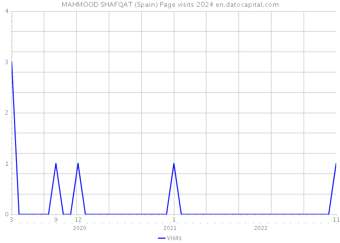 MAHMOOD SHAFQAT (Spain) Page visits 2024 