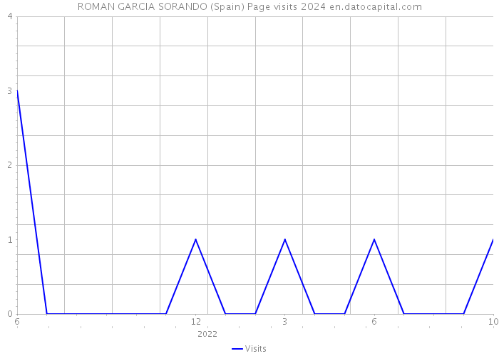 ROMAN GARCIA SORANDO (Spain) Page visits 2024 