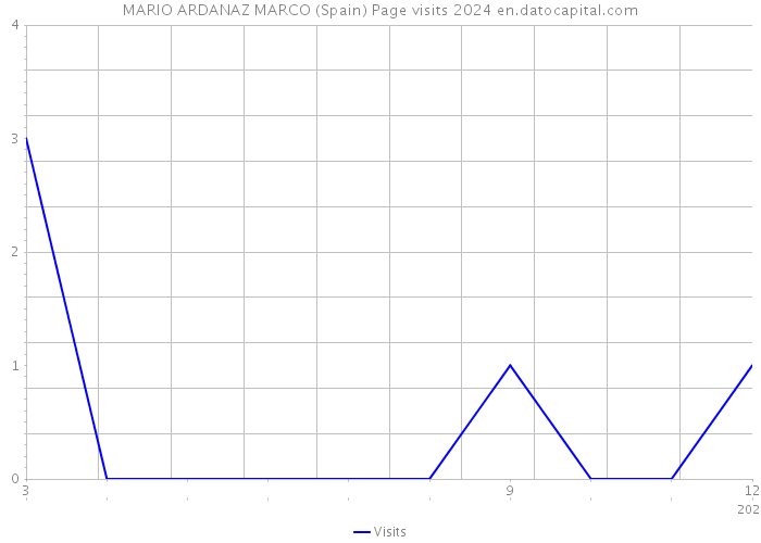 MARIO ARDANAZ MARCO (Spain) Page visits 2024 