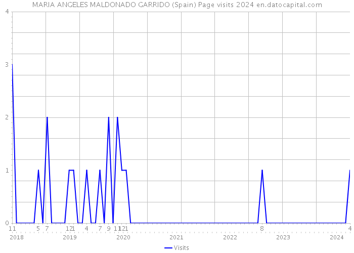 MARIA ANGELES MALDONADO GARRIDO (Spain) Page visits 2024 