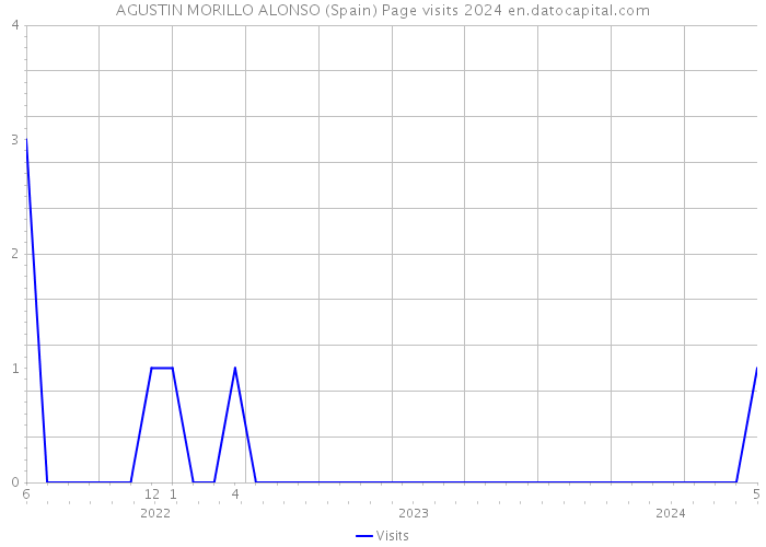 AGUSTIN MORILLO ALONSO (Spain) Page visits 2024 