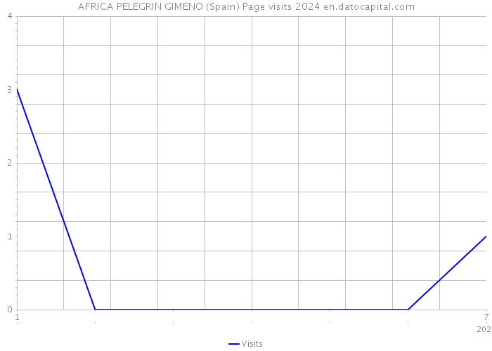 AFRICA PELEGRIN GIMENO (Spain) Page visits 2024 