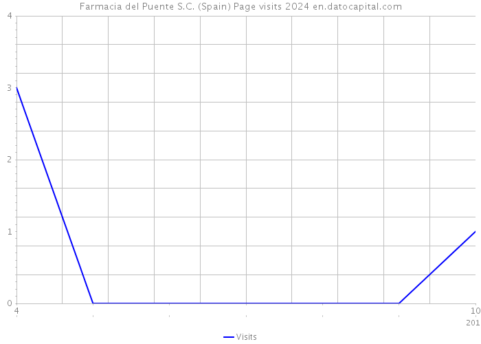 Farmacia del Puente S.C. (Spain) Page visits 2024 