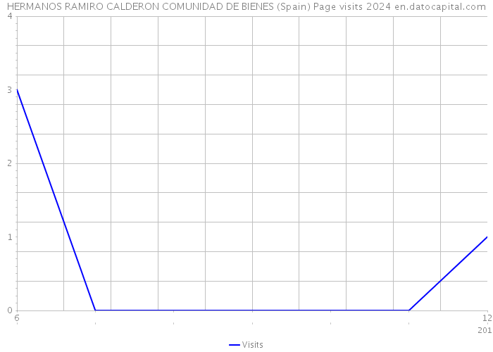 HERMANOS RAMIRO CALDERON COMUNIDAD DE BIENES (Spain) Page visits 2024 