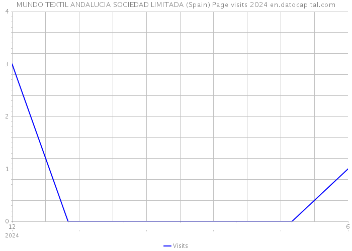 MUNDO TEXTIL ANDALUCIA SOCIEDAD LIMITADA (Spain) Page visits 2024 