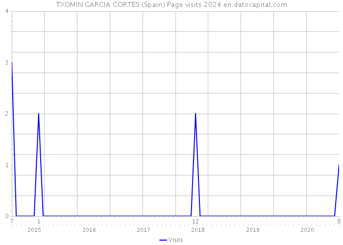 TXOMIN GARCIA CORTES (Spain) Page visits 2024 