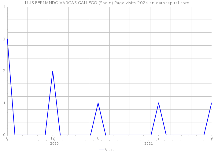 LUIS FERNANDO VARGAS GALLEGO (Spain) Page visits 2024 