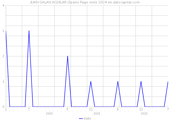 JUAN GALAN AGUILAR (Spain) Page visits 2024 
