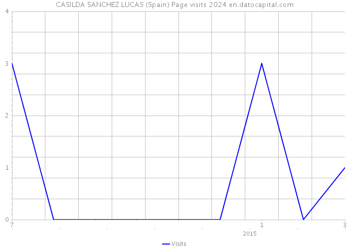 CASILDA SANCHEZ LUCAS (Spain) Page visits 2024 