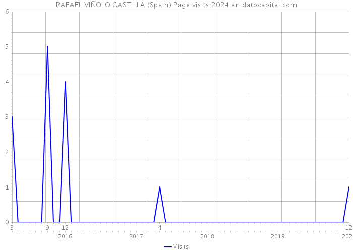 RAFAEL VIÑOLO CASTILLA (Spain) Page visits 2024 