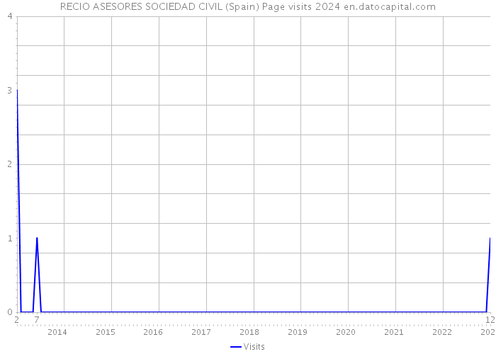 RECIO ASESORES SOCIEDAD CIVIL (Spain) Page visits 2024 