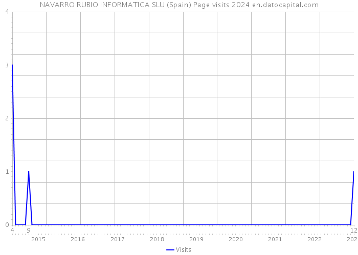 NAVARRO RUBIO INFORMATICA SLU (Spain) Page visits 2024 