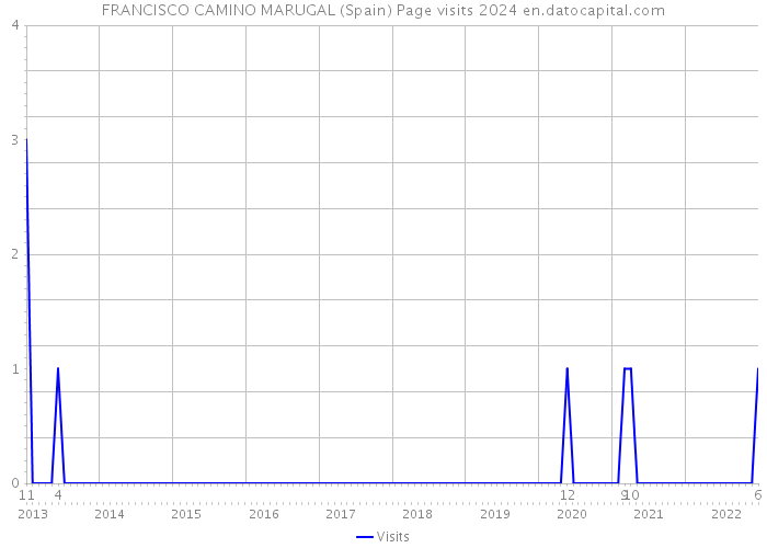 FRANCISCO CAMINO MARUGAL (Spain) Page visits 2024 