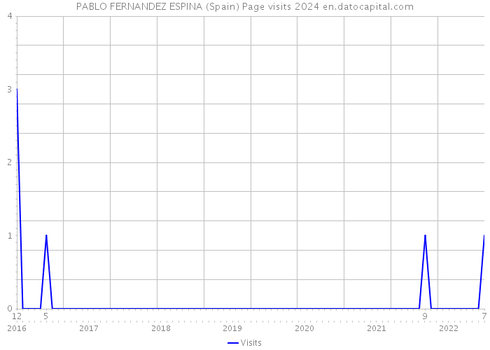 PABLO FERNANDEZ ESPINA (Spain) Page visits 2024 