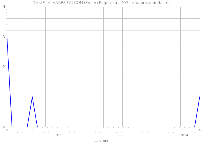 DANIEL ALVAREZ FALCON (Spain) Page visits 2024 