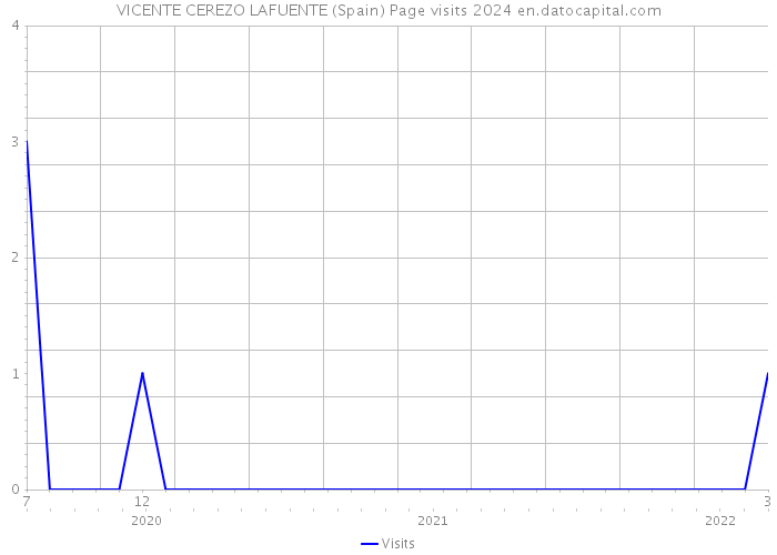 VICENTE CEREZO LAFUENTE (Spain) Page visits 2024 