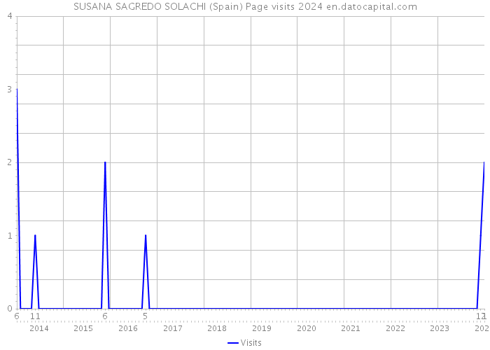 SUSANA SAGREDO SOLACHI (Spain) Page visits 2024 