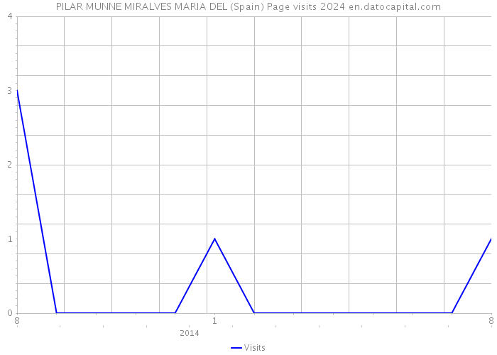 PILAR MUNNE MIRALVES MARIA DEL (Spain) Page visits 2024 
