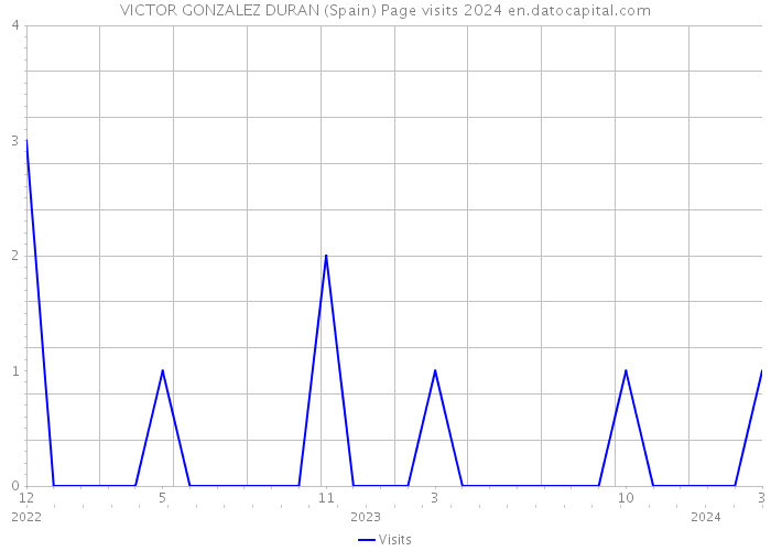 VICTOR GONZALEZ DURAN (Spain) Page visits 2024 