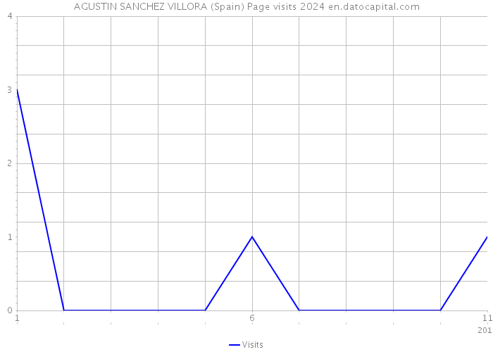 AGUSTIN SANCHEZ VILLORA (Spain) Page visits 2024 