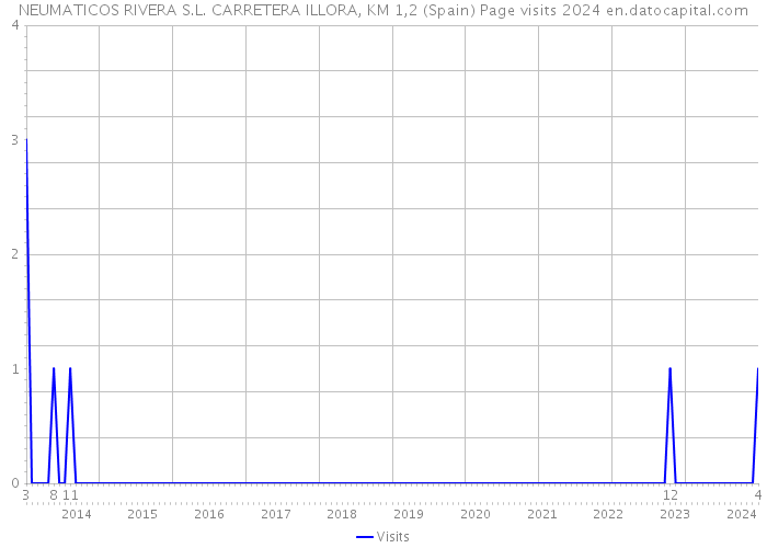 NEUMATICOS RIVERA S.L. CARRETERA ILLORA, KM 1,2 (Spain) Page visits 2024 