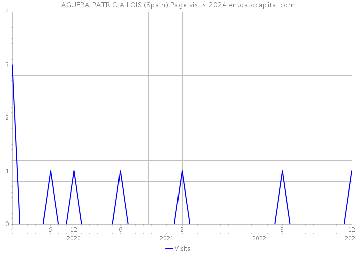 AGUERA PATRICIA LOIS (Spain) Page visits 2024 