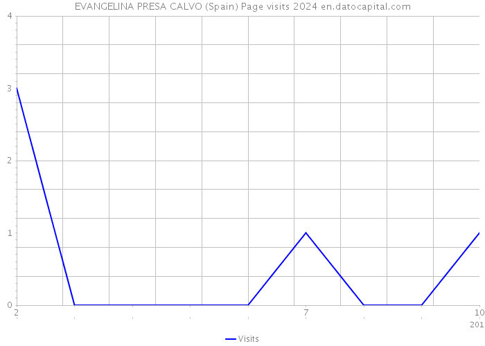 EVANGELINA PRESA CALVO (Spain) Page visits 2024 